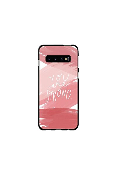 Atlas Προσωποποιημένη θήκη τύπου Samsung Galaxy S10, You are Strong, , S1D1M0275