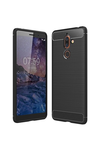 Atlas Husa NOKIA 7 Plus - Carbon (Negru) FORCELL