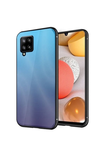 Atlas Husa SAMSUNG Galaxy A12 - Ombre Glass (Albastru)