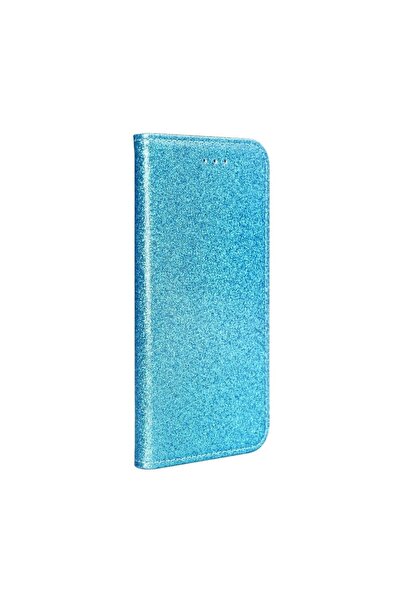 Atlas Husa pentru XIAOMI Redmi Note 9T 5G - Magnet Brokat (Albastru)