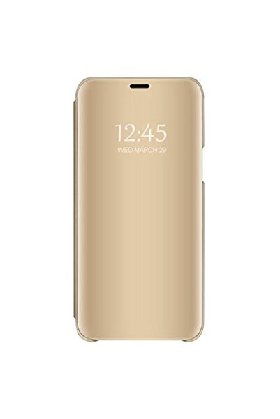 Atlas Husa SAMSUNG Galaxy J6 Plus 2018 - Flip Wallet Clear (Auriu)