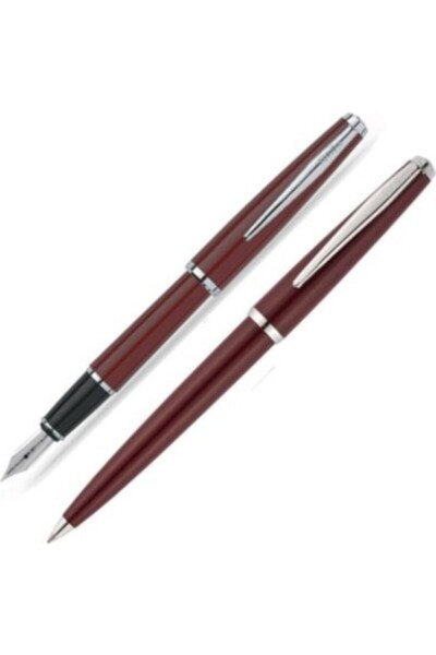 Scrikss Dolmakalem+Tükenmez 33 Lüks Kutulu Bordo