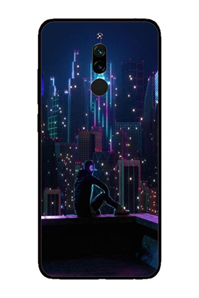 Atlas Husa personalizata tip carcasa Xiaomi Redmi 8, Neon City, , S1D1M0260