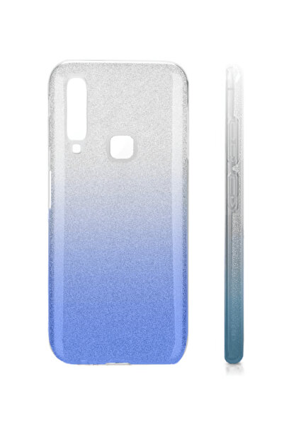 Atlas Husa Pentru SAMSUNG Galaxy A9 2018 - Luxury Shining TSS, Argintiu/Albastru