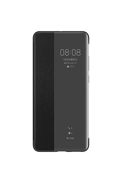 Atlas Husa Originala HUAWEI P40 Pro - Flip Cover View (Negru)