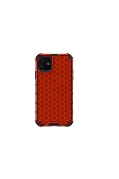 Atlas Husa APPLE iPhone 11 - Gel TPU Honeycomb Armor (Rosu)