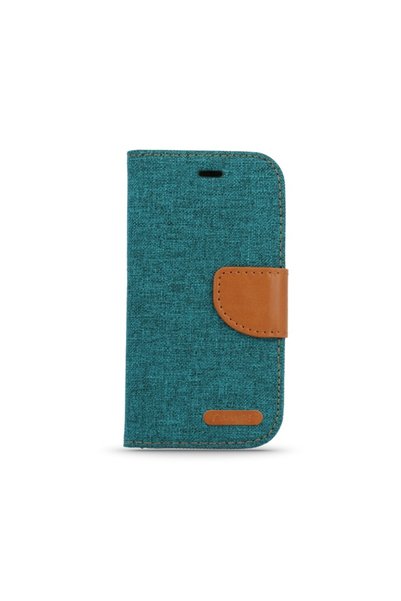 Atlas Θήκη SAMSUNG Galaxy J3 2016 - Canvas Book (Πράσινο)