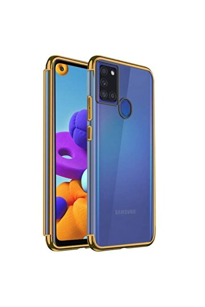 Atlas Θήκη SAMSUNG Galaxy A21s - Απαλή επίστρωση (χρυσό)