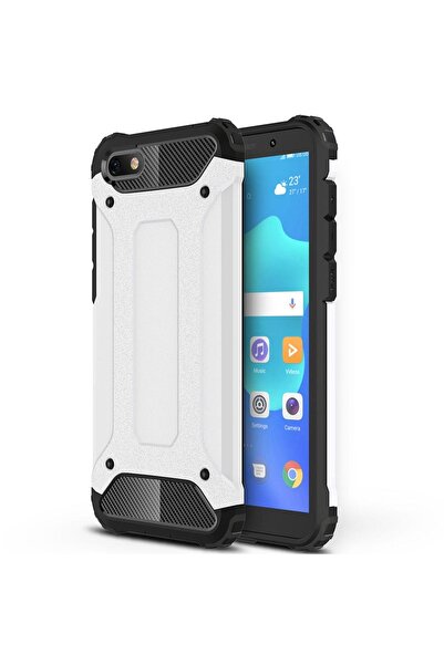 Atlas Θήκη για HUAWEI Y5 2018 - TPU Luxury Armor TSS, Ασημί