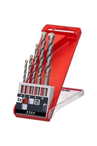 Carrera Set 5 burghie Professional, piatra/beton/zid, 4/5/6/8/10mm
