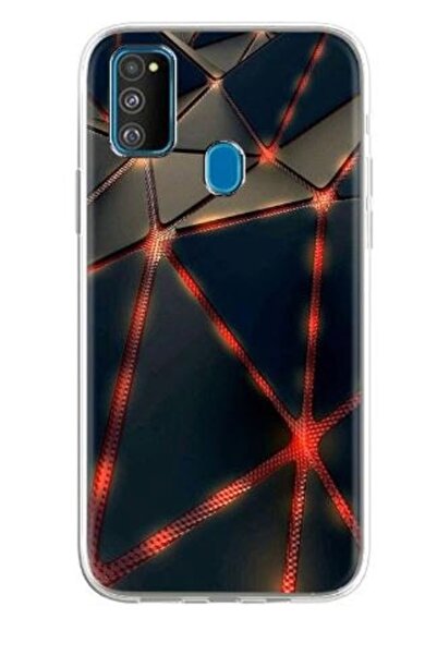 Atlas Μαλακή θήκη από σιλικόνη, συμβατή με Motorola Moto E20, μαύρη και κόκκινη