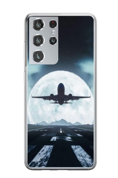 Atlas Husa personalizata tip carcasa Samsung Galaxy S21 Ultra, Moon Landing, ...