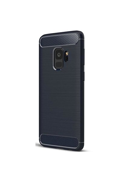 Atlas Husa Pentru SAMSUNG Galaxy S9 - Luxury Carbon TSS, Bleumarin