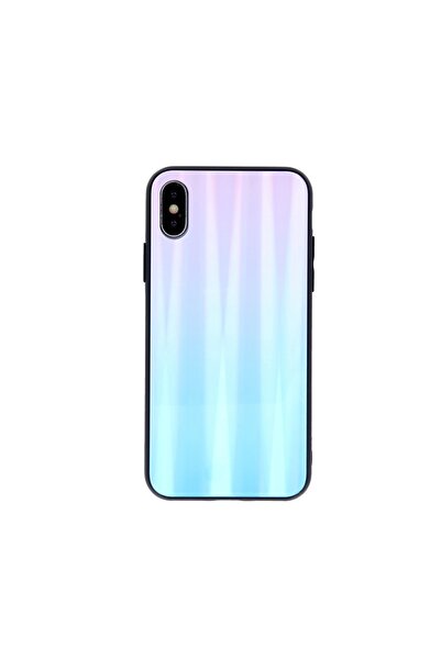 Atlas Husa pentru XIAOMI Redmi 9A - Ombre Glass (Albastru/Roz)