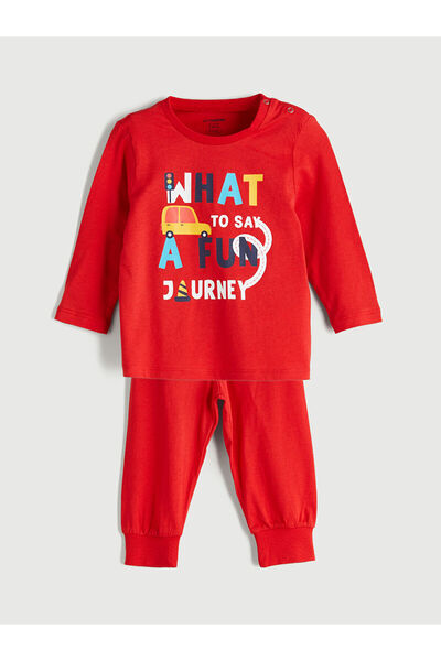 LC Waikiki İzr New Season Printed Boys' Pajama Set