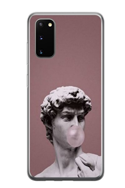 Atlas Husa personalizata tip carcasa Samsung Galaxy S20, Bubble Gum Statue, , S1D1M0317