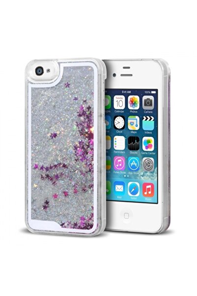 Atlas Husa APPLE iPhone 4/4S - Water Glitter TSS, Argintiu