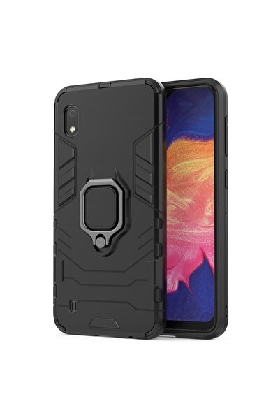 Atlas Husa SAMSUNG Galaxy A10 - Ring Armor (Negru)