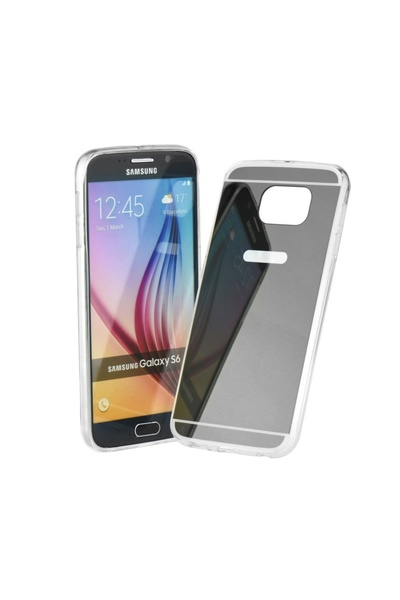 Atlas Husa SAMSUNG Galaxy S6 Edge - Καθρέφτης (Μαύρο)