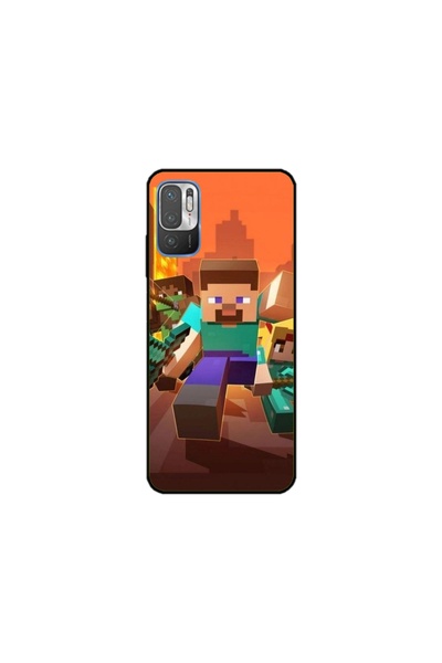 Atlas Εξατομικευμένη θήκη τύπου Xiaomi Redmi 10 5G, Minecraft 1, , S1D1M0125