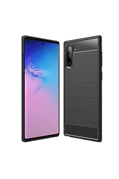 Atlas Калъф за SAMSUNG Galaxy Note 10 - Луксозен карбонов TSS, черен