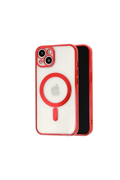 Atlas Husa HQ MagSure compatibila cu Apple iPhone 14 Pro Max, Rosu, incarcare...