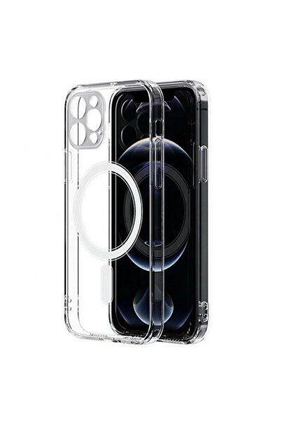 Atlas Husa Magsafe compatibila cu Apple iPhone 11 Pro Max, Transparenta, func...