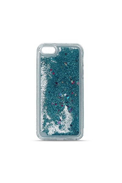 Atlas Husa APPLE iPhone 4\4S - Glitter Lichid (Albastru)