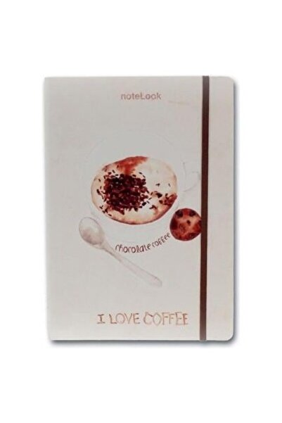 Scrikss دفتر ملاحظات I Love Chocolate Coffee مقاس A6 مسطر