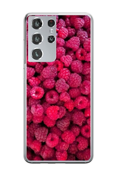 Atlas Προσωποποιημένη θήκη Samsung Galaxy S22 Ultra, Raspberry, S1D1M0234