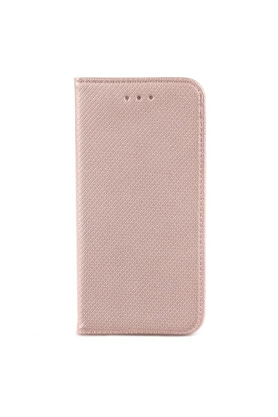 Atlas Θήκη SAMSUNG Galaxy A12 - Smart Magnet (ροζ-χρυσό)