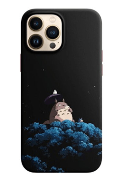 Atlas Case compatible with Apple iPhone 13 model Lovely Totoro, Silicone