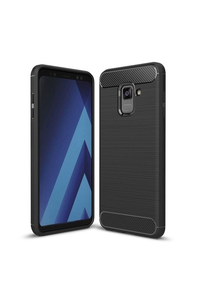 Atlas Husa SAMSUNG Galaxy A5 2018 \ A8 2018 - Carbon (Negru) FORCELL