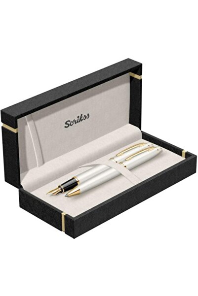 Scrikss 35 Dolmakalem Takım Beyaz Altın