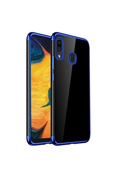 Atlas Husa SAMSUNG Galaxy A30 \ A20 - Πολυτελής λεπτή γυαλιστερή θήκη TSS, μπλε