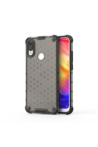 Atlas Husa XIAOMI Redmi Note 7 - Gel TPU Honeycomb Armor (Negru)