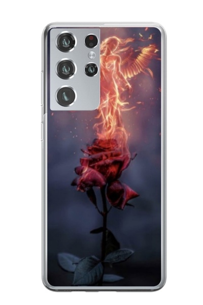 Atlas Προσωποποιημένη θήκη Samsung Galaxy S22 Ultra, Fire Rose, , S1D1M0158