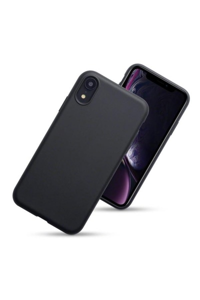 Atlas Husa APPLE iPhone XR - Πολυτελές λεπτό ματ TSS, μαύρο