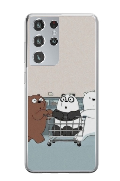 Atlas Εξατομικευμένη θήκη τύπου Samsung Galaxy S21 Ultra, Bears 5, , S1D1M0165