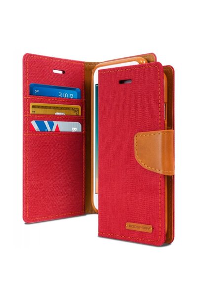 Atlas Husa APPLE iPhone 5C - Canvas Diary (Rosu)