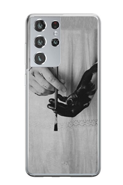 Atlas Προσαρμοσμένη θήκη τύπου Samsung Galaxy S22 Ultra, Μαύρο χρώμα, , S1D1M...