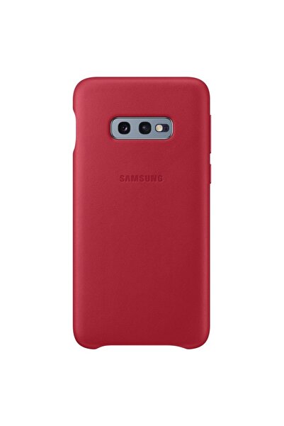 Atlas Γνήσια θήκη SAMSUNG Galaxy S10e - Κάλυμμα από γνήσιο δέρμα (κόκκινο)