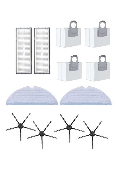 ROPALDE مجموعة قطع غيار مكونة من 12 قطعة متوافقة مع روبوت Roborock S7، S7 Plu...