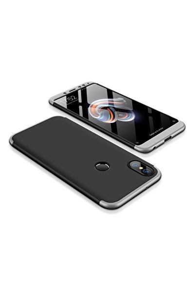 Atlas Husa XIAOMI RedMi Note 5 \ Note 5 Pro - 360 Grade (Negru/Argintiu)