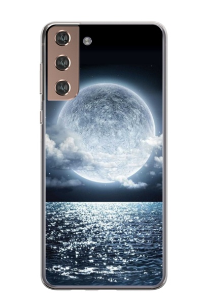 Atlas Husa personalizata tip carcasa Samsung Galaxy S22, Moon Sky, , S1D1M0228