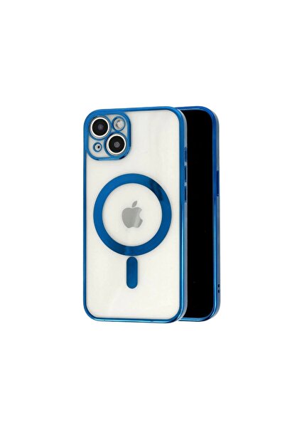 Atlas Husa HQ MagSure compatibila cu Apple iPhone 14 Pro Max, Albastru Inchis...