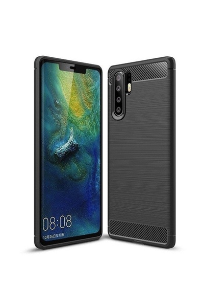 Atlas Θήκη HUAWEI P30 Pro - Luxury Carbon TSS, Μαύρη