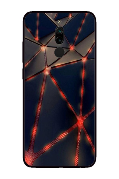 Atlas Προσαρμοσμένο κάλυμμα τύπου θήκης Xiaomi Redmi 8A, Lava Triangles, , S1...