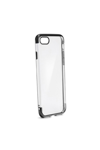 Atlas Husa APPLE iPhone 5\5S\SE - Πολυτελής λεπτή γυαλιστερή θήκη TSS, Μαύρο