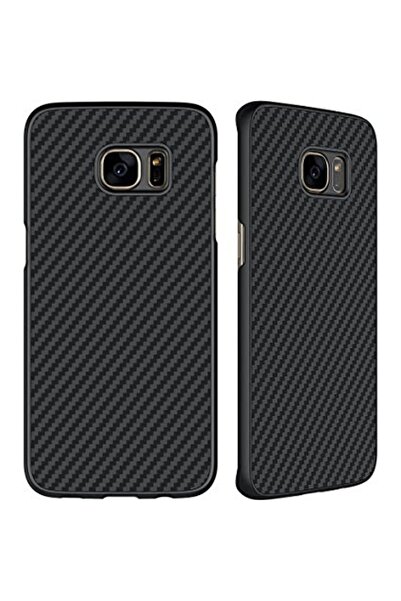 Atlas Husa SAMSUNG Galaxy S7 Edge - Πολυτελής ίνες άνθρακα TSS, Μαύρο